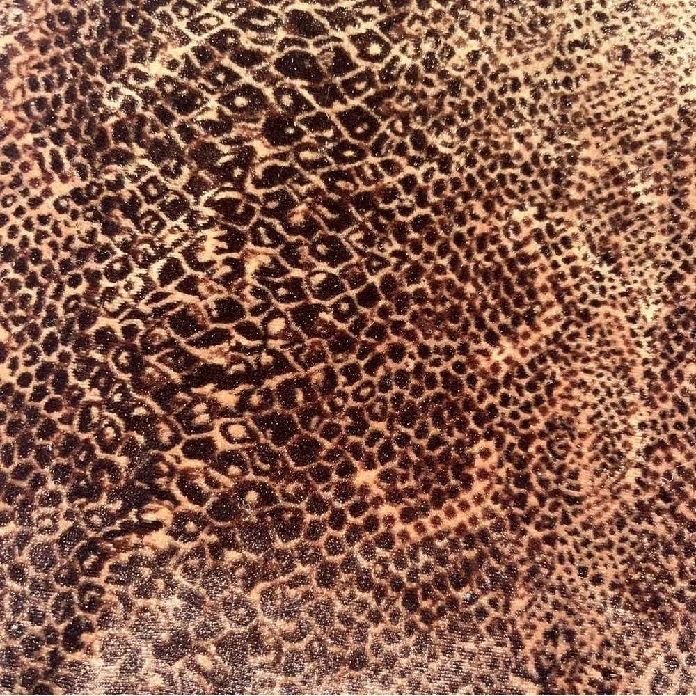 Vintage y2k early 2000s velvet snakeskin crop cami - Picture 3 of 4